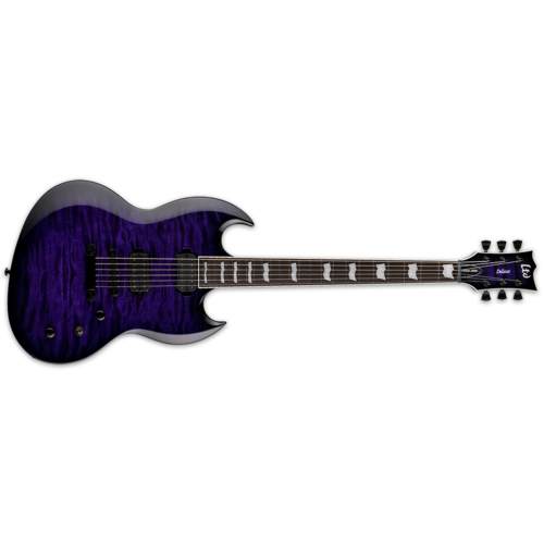 ESP LTD VIPER-1000FM Electric Guitar See Thru Purple Burst