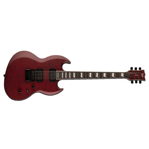 ESP LTD VIPER-1000 ET Electric Guitar See Thru Black Cherry Satin w/ Evertune Bridge - LVP-1000ETSTBC