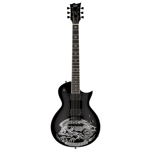 LTD Will Adler Signature WA-WARBIRD Electric Guitar with Fishman Fluence Pickups Black/Graphite