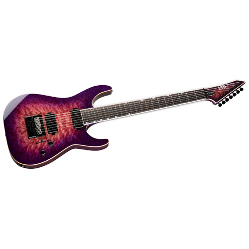 ESP LTD M-1007 Baritone Evertune Electric Guitar Cranberry Burst