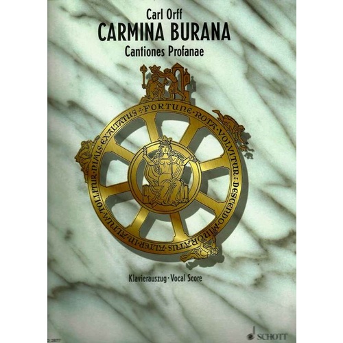 Carmina Burana Vocal Score Book