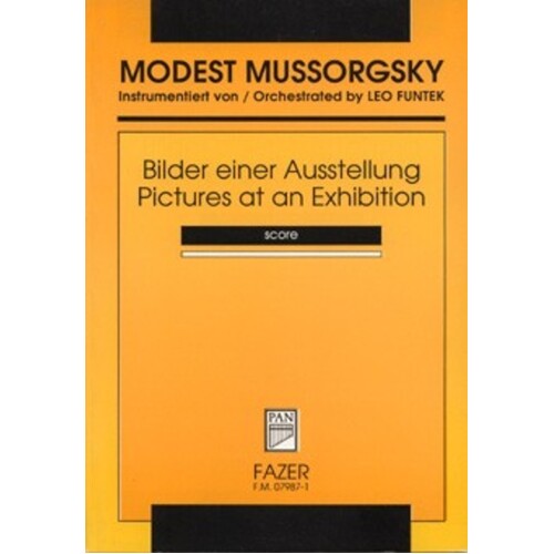 Pictures At An Exhibition (Funtek) Study Score (Softcover Book)