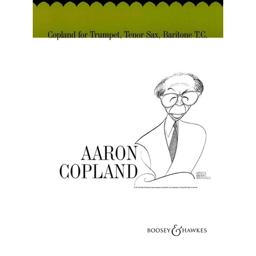Copland For Trumpet Tenor Sax Bari Tc Book