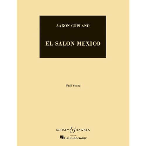 El Salon Mexico Full Score Book