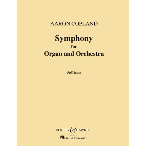Symph Org/Orch Full Sc Book