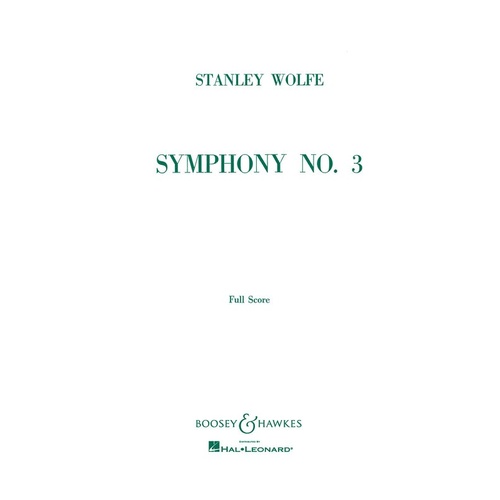 Symphony No3 Sc Book