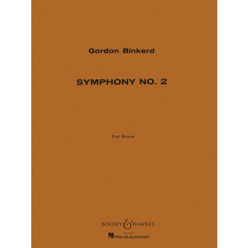 Symph No2 Full Sc Book