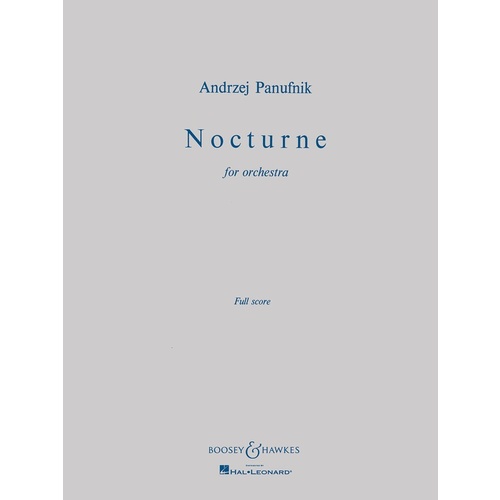 Nocturne For Orch Study Score Book