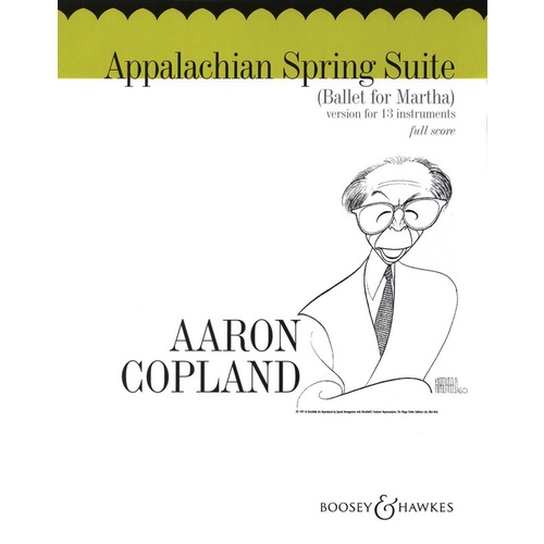 Appalachian Spring Full Score Book