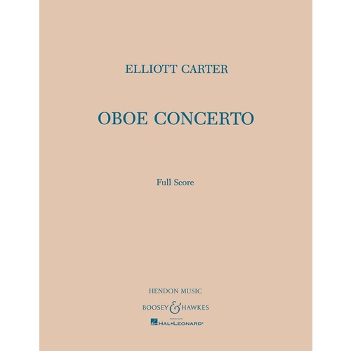 Oboe Concerto F/Sc Book
