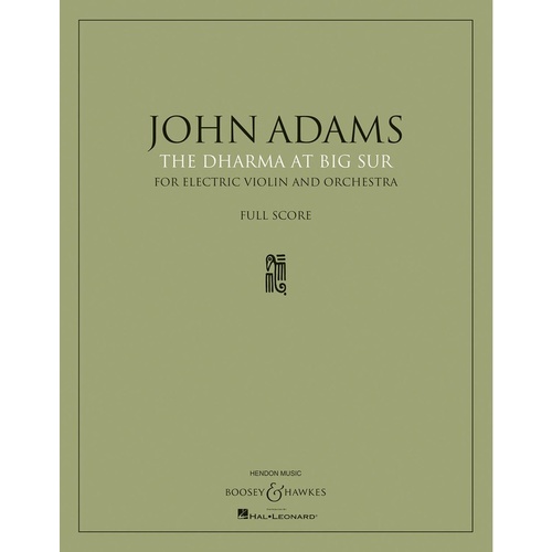 Dharma At Big Sur Violin/Orchestra Score Book