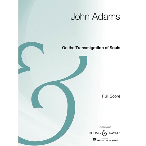 On The Transmigration Of Souls Score Book