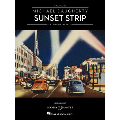 Sunset Strip Full Score Book