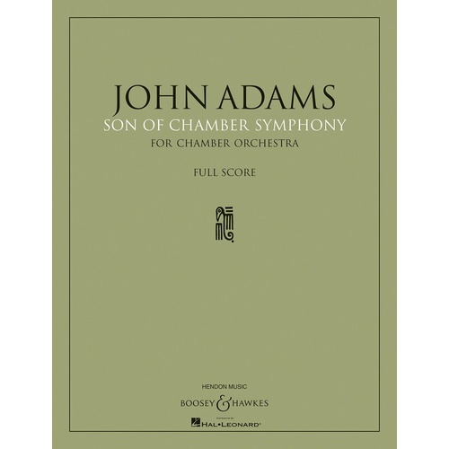 Son Of Chamber Symphony Full Score Book