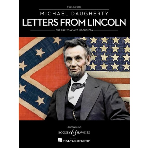Letters From Lincoln Baritone/Orchestra Book