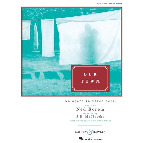 Our Town Vocal Score Book