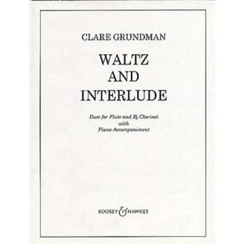 Waltz And Interlude Duet For Flute And Clar W/ Piano Book