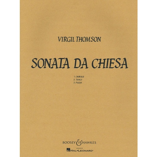 Sonata Da Chiesa Sc/Pt Book