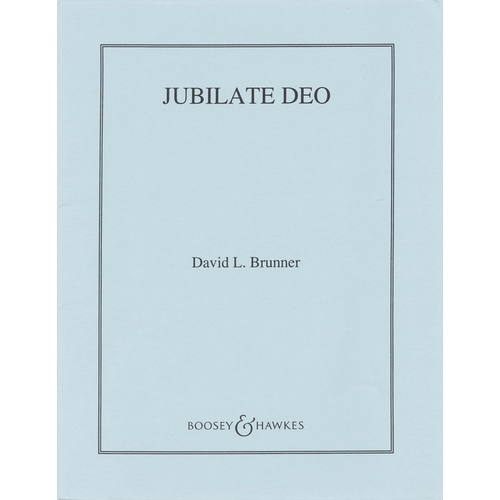 Jubilate Deo Brass Pts Book