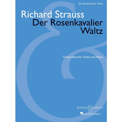 Waltz From Der Rosenkavalier Violin Piano Book