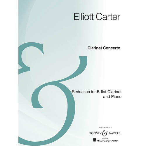 Clarinet Concerto clarinet/Piano Reduction Book