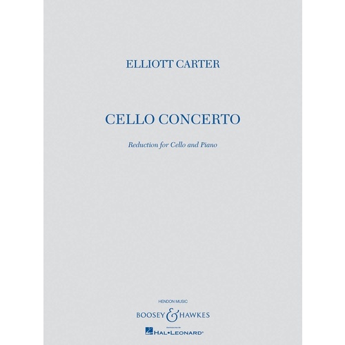 Cello Concerto Vc/Piano Book