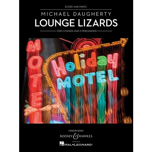 Lounge Lizards 2 Piano/2 Percussionists Score/Parts Book