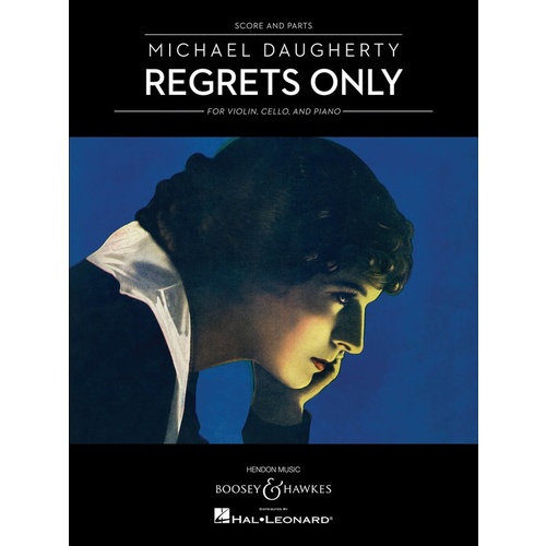 Regrets Only Violin/Vc/Piano Score/Parts Book