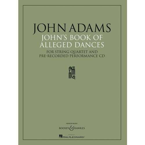 Johns Book Of Alleged Dances Score/Parts CD Book