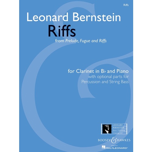 Riffs From Preludes Fugues And Riffs Clar/Piano Book