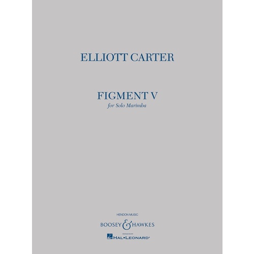 Figment V No 5 For Solo Marimba Book
