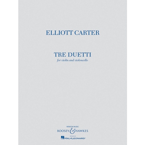 Tre Duetti Violin/Cello Duets Book