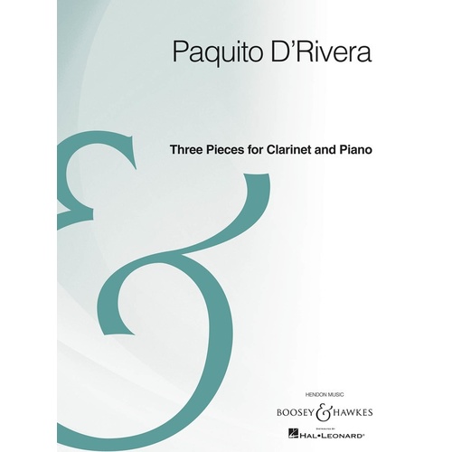 Three Pieces For Clarinet And Piano Book
