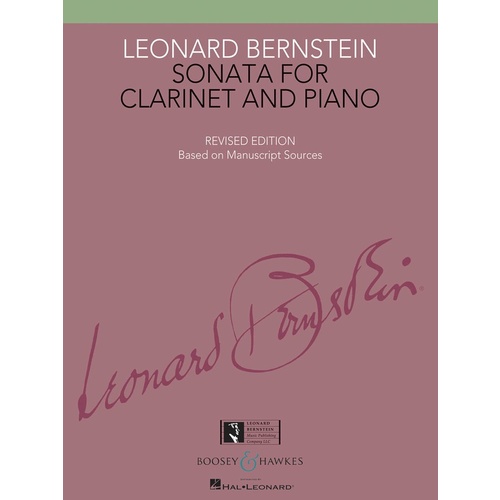 Sonata For Clarinet And Piano Revised Book