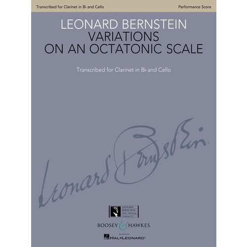 Variations On An Octatonic Scale Clarinet/Cello Book