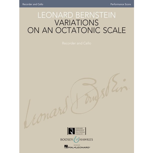 Variations On An Octatonic Scale Recorder/Cello Book