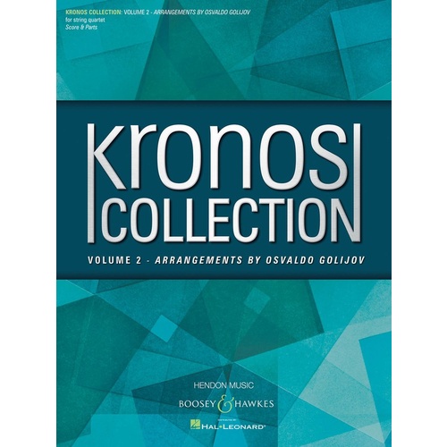 Kronos Collection Vol 2 String Quartet Book