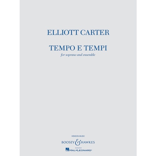 Tempo E Tempi Soprano/Ensemble Book