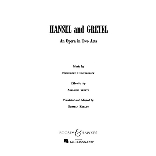 Hansel Gretel Libretto Book