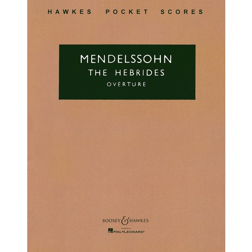Hebrides Overture Study Score Book