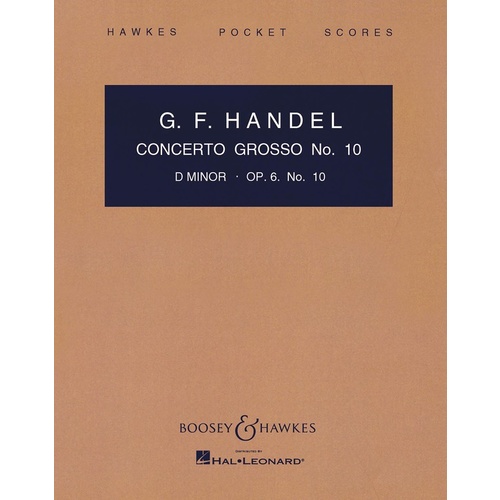 Conc Gros Op6 #10 Study Score Book
