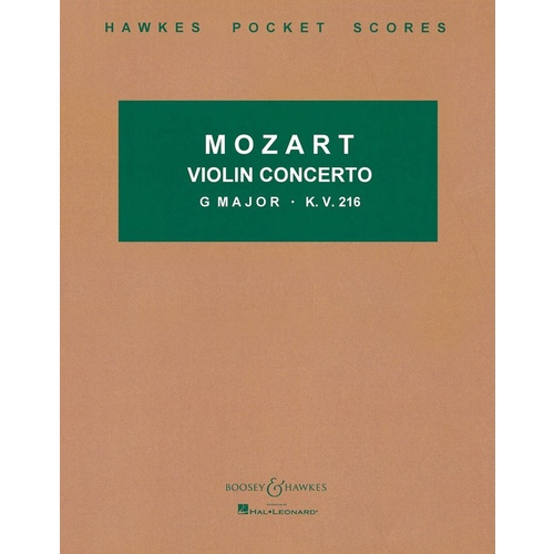 Violin Concerto Study Score Book
