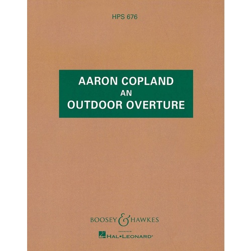 Outdoor Overture Study Score Book