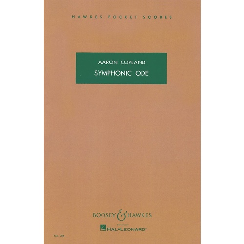 Symphonic Ode Study Score Book