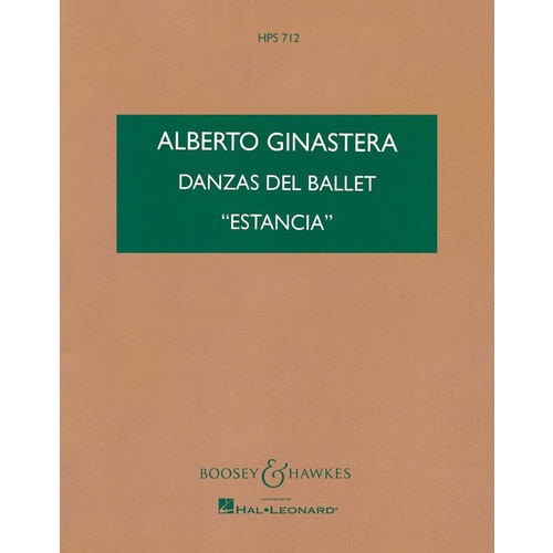 Ginastera - Danzas Del Ballet Study Score Book