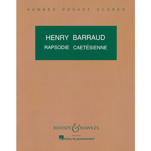 Rhaps Cartesienne Study Score Book