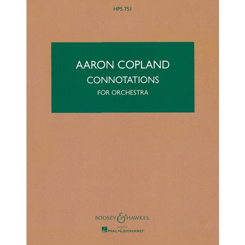 Connotations Study Score Book