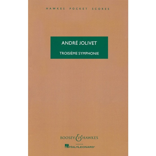 Troisieme Symphon Study Score Book
