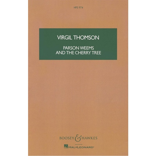 Parson Weems Study Score Book