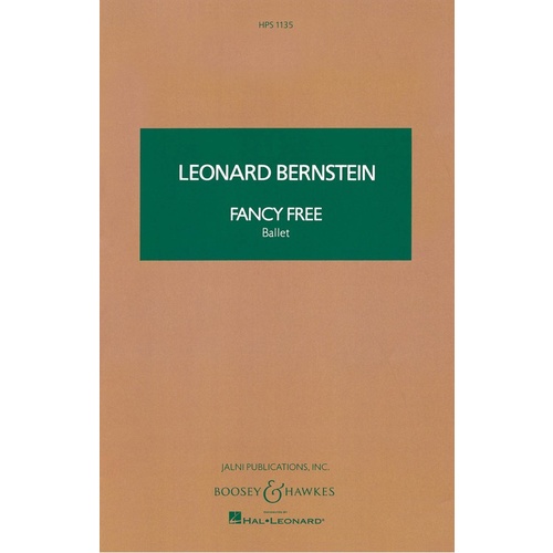 Bernstein - Fancy Free Study Score Book